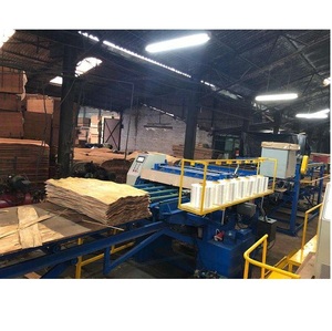 Equipo de precisión para la composición de núcleos de chapa, para el ensamblaje automático de tiras de madera y la fabricación de paneles de contrachapado - Product Image 1