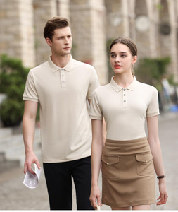 เสื้อโปโลผู้ชายผ้าโพลีเอสเตอร์คอตตอนแบบเรียบ ราคาโรงงาน OEM รับปักโลโก้ พิมพ์ลายตามสั่ง - Product Image 4