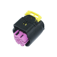 Capteur de débit d'air Jinhang5p-HL, 5 broches, étanche IP67, connecteur magnétique trapézoïdal femelle en cuivre et nylon 5A 12V pour borne de voiture