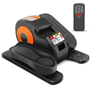 Mini entrenador elíptico sentado eléctrico, máquina de ejercicio de escritorio compacta silenciosa, Monitor de pantalla, Control remoto, 12 velocidades ajustables - Product Image 1