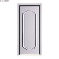 Puerta Elegante de Madera MDF con Patrones Sencillos, Estilo Rústico, Insonorizada, Aislante Térmico, Reducción de Ruido, para Baño y Sala de Estar