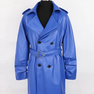 Vestes tendance pour femmes, manteaux longs classiques en peau de mouton pour l'hiver, manteaux longs élégants en cuir véritable pour femmes - Product Image 1