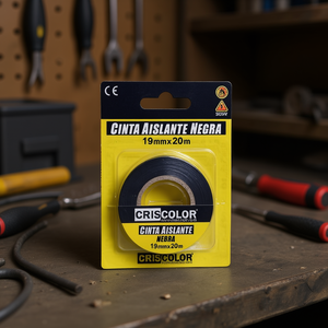 Criscolor Insulation Tape Black 19mmx20m Waterproof For Electrical Repairs - Product Image 3