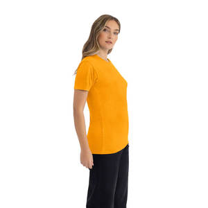 เสื้อยืดสีส้มเปล่า ยี่ห้อ Level Apparel ผ้าฝ้าย 100% รุ่น 6210 ขายดีที่สุด เหมาะสำหรับงานพิมพ์ลายตามสั่ง เป็นมิตรต่อสิ่งแวดล้อม ผ้าหนัก 180 กรัม - Product Image 6