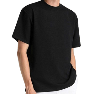 Camiseta para Hombre 100% Algodón Orgánico, Transpirable y Limpia, Estilo Moderno con Hombros Caídos, Prenda Básica Minimalista para la Comodidad del Verano - Product Image 3