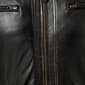 Veste en cuir pour homme, style tendance, streetwear, vêtements d'extérieur, vêtements d'hiver, vêtements en cuir durables, vêtements urbains - Product Image 6