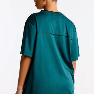 Camiseta Deportiva de Fútbol Americano para Mujer, Talla Grande, con Logotipo Personalizado, al por Mayor, OEM, Transpirable, Cuello en V, Ropa Deportiva Urbana - Product Image 2