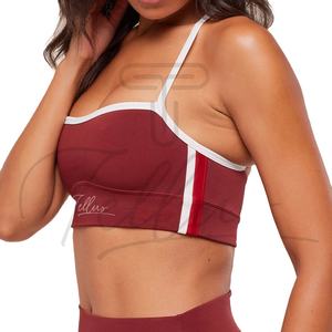 Soutien-gorge de sport haute performance pour femme, qualité supérieure, séchage rapide, sans couture, simple, avec bretelles en Y pour le yoga - Product Image 4