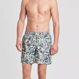 Shorts de bain et de plage pour hommes Factory High Street 100% polyester à séchage rapide et respirants avec cordon de serrage - Product Image 6