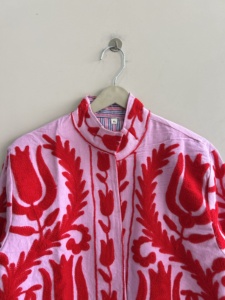 Veste bohème en coton indien brodée, manteau pour femme brodé Suzani, cadeau pour elle - Product Image 3