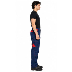 FR 6oz Cotton Pants <b>Fire</b> Proof CAT2 Ripstop Pants Brass Zipper Flame Resistant Water Repellent Safety Pants - Product Image 5