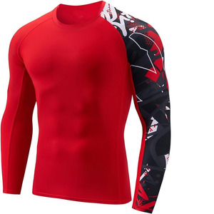 Rashguard Homme Manches Longues 2026 en Spandex/Polyester Haute Qualité - Protection UV Séchage Rapide Anti-Frottement - Pour Sport & Fitness - Product Image 4