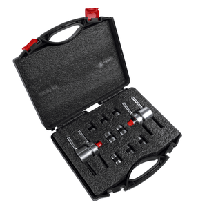 Kit di raccordi per refrigerazione HVAC 12458 con adattatore per tubi senza svasatura e custodia per la manutenzione dei sistemi - Product Image 6