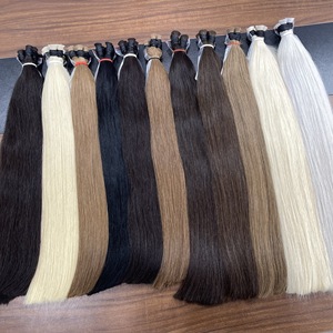 Extensions de cheveux Remy vierges vietnamiens de haute qualité 100% naturels, couleur naturelle, lisses - Product Image 1