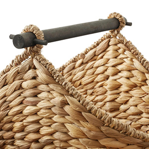 Toilet <b>Paper</b> Magazine Storage Basket With Roll Holder Handmade Storage Basket Wholesale Eco-friendly - Product Image 5