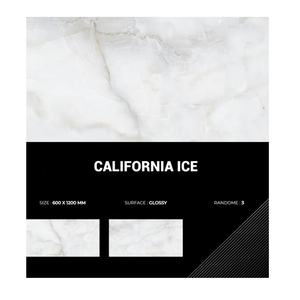 Carreaux de sol et de mur en porcelaine effet marbre pleine grandeur 600X1200, carreaux de sol et de mur en marbre poli - Product Image 2