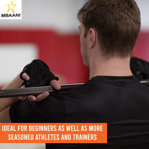 Guantes Ventilados para Levantamiento de Pesas con Muñequeras para Ejercicio en Gimnasio, Levantamiento de Pesas, Dominadas - para Hombres y Mujeres - Product Image 4