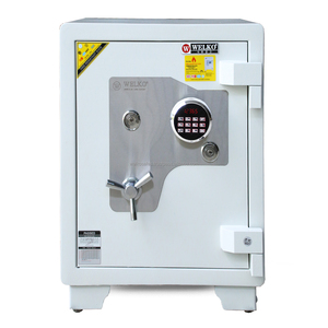 Premium <b>Safe</b> <b>Box</b> WELKO US680 FE Home <b>Safe</b> White Fireproof 1000-1200C 2mm Stainless Steel Key <b>Lock</b> Anti-theft - Product Image 1