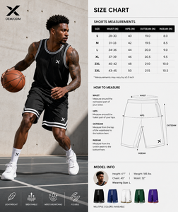 Ensemble de maillot de basket-ball personnalisé X Sports City de haute qualité, col rond, séchage rapide, débardeur en mesh, short, polyester/coton, unisexe, sport - Product Image 6
