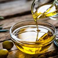 Aceite de Oliva Orgánico Refinado de Alta Calidad con Sabor Afrutado, Color Verde Claro, 5L, Envasado al Vacío para Cocinar y Procesar Alimentos
