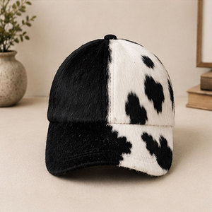 Sombrero Fedora de Cuero Vacuno Genuino para Hombre, Sombrero Clásico de Ala Ancha, Sombrero Vaquero de Cuero Vacuno con Logotipo Personalizado, Sombreros Duraderos - Product Image 1