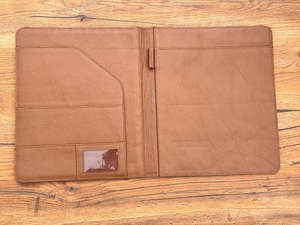 Vente chaude A4 A5 Taille Fichier Couverture Portefeuille Papiers Documents Organisateur Couverture En Cuir Souple De Haute Qualité Avec Outillage et Poches - Product Image 5