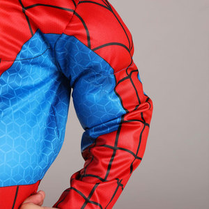 Disfraz de Superhéroe para Niños, Mono Rojo y Azul, Traje de Halloween para Niños, Disfraz de Anime Personalizado, Poliéster - Product Image 4