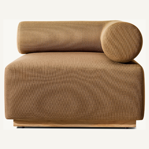 Single <b>sofa</b> made of teak wood with soft and durable cushions for outdoor or indoor use, good quality - Product Image 5
