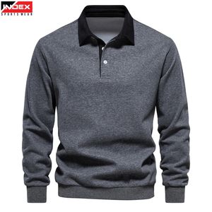 Polo à manches longues pour homme de qualité export, logo personnalisé, fournisseur de vêtements en coton - Product Image 1