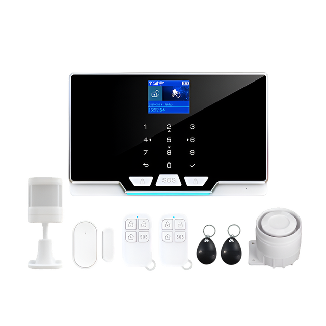 Sudex High Quality Plastic Home Security System Wireless WiFi GSM Portable Intruder Alarm Tuya APP Control 433 MHz Water