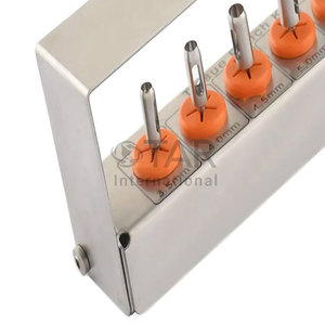 Kit de Punzones Dentales de 5 Piezas con Porta-Burs Gratuito, Instrumentos Médicos de Alta Calidad para Cirugía Oral y Endodoncia - Product Image 3