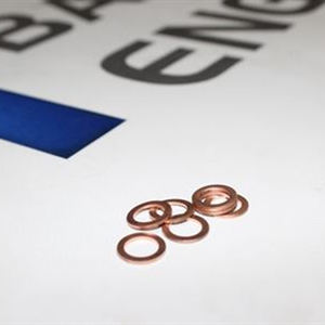 Assortiment de joints toriques en cuivre durables, haute conductivité, joints d'étanchéité métalliques fiables pour moteurs, quincaillerie industrielle - Product Image 2