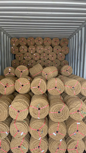 Corde en fibre de coco pure de qualité supérieure, origine Ben Tre, pour usage professionnel, outil de décoration artistique, culturel - Product Image 5