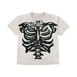 Camiseta Vintage de Alta Calidad con Lavado Ácido para Hombre, Barata, Oversize, Hombros Caídos, Estilo Urbano, Secado Rápido, Manga Corta, Fitness - Product Image 2