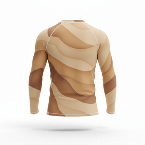 เสื้อรัดรูปแขนยาวแบบยูนิเซ็กซ์สำหรับฝึกซ้อมกีฬา BJJ MMA ยิวยิตสู กราปลิง โนกิ แห้งเร็ว สวมใส่สบาย - Product Image 2