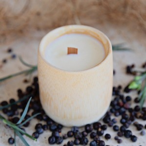 Bougies parfumées mignonnes en contenants en bambou, centre de table écologique pour la maison, le spa et l'hôtel - Product Image 6