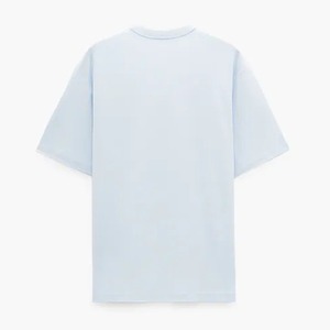 เสื้อยืดแขนสั้นผู้ชายสีฟ้าอ่อนทรงโอเวอร์ไซส์ คอกลม ผ้าถัก สไตล์ลำลอง ลายแบบสั่งทำได้ ทรงปกติ ผ้าฝ้าย 100% ระบายอากาศได้ดี - Product Image 4