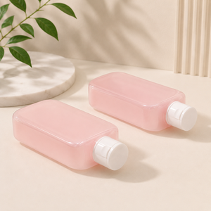 ขวดพลาสติก PET สีเขียวอ่อน ฝาเปิดปิดได้ สำหรับบรรจุภัณฑ์เครื่องสำอาง เช่น แชมพู โลชั่น และเจลอาบน้ำ - Product Image 3