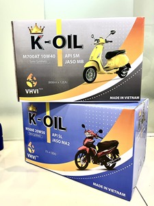น้ำมันรถมอเตอร์ไซค์ M700AT K-OIL 10W40รถ Jaso MB SM Semi-Syn มีจำหน่ายสำหรับการใช้งานมอเตอร์ไซค์ - Product Image 5