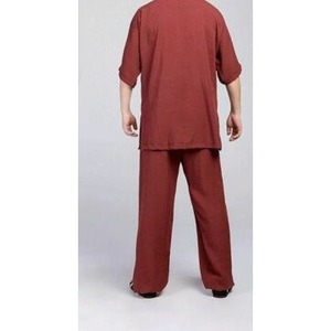 Combinaison d'exercice respirante pour arts martiaux, Tai Chi, Wing Chun, design personnalisé, uniforme de Kung Fu extensible pour hommes - Product Image 3