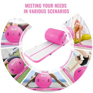2 PCS Colchoneta Inflable para Gimnasia con Bomba Eléctrica, Rodillo de Aire y Set de Accesorios para Entrenamiento de Gimnasia - Product Image 6