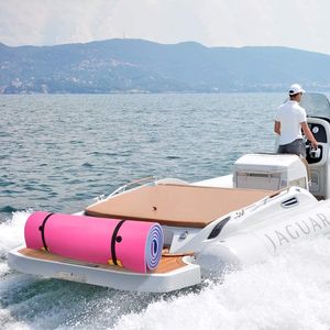 Lettino Galleggiante Ecologico da 2,7 m per Adulti, Durevole, per Piscina, in Blu, Bianco e Rosa, per Intrattenimento - Product Image 2
