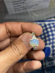 Natural Fire <b>Opal</b> <b>Ring</b> 925 Sterling Silver <b>Ring</b> Fire <b>Opal</b> <b>Ring</b> Silver <b>Ring</b>, Ethiopian <b>Opal</b> <b>Ring</b> Genuine <b>Opal</b> <b>Ring</b> - Product Image 3