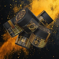 Stoples Kaca Anti Anak Warna Hitam Matte Khusus dengan Tutup Plastik |   Wadah Kosmetik Isi Ulang Anti UV untuk Krim Wajah Herbal