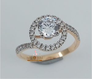 Anillo de Oro Original de 22 Quilates para Mujer, Acabado Brillante, para Compromisos, Ceremonias, Eventos Nupciales, Ocasiones Festivas y Uso Diario - Product Image 3