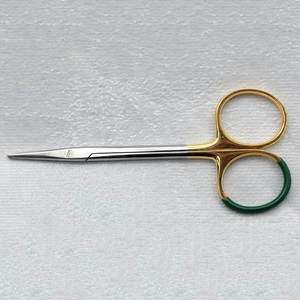 Tijeras para Estrabismo Rectas Derechas de Calidad Premium 4 1/2 con Logotipo Personalizado - Product Image 1