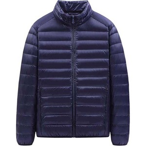 Men's Casual Winter Duck <b>Puffer</b> <b>Jacket</b> Waterproof Canvas Fabric Windproof Warm Bubble Coats <b>Light</b> Loose Fit Plain Dyed Technique - Product Image 5