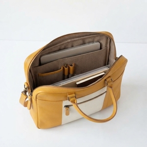 Leather Laptop <b>Bags</b> Case Durable Professional Office <b>Computer</b> Briefcase <b>Bags</b> Shoulder Body Cross Leather Laptop <b>Bag</b> Unisex - Product Image 4