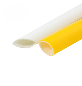 Manchon en fibre de verre tressé noir en caoutchouc silicone certifié UL 4KV - Product Image 5