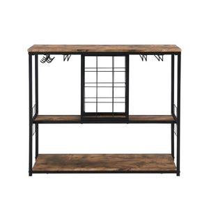 Appendiabiti da Parete Regolabile Stile Rustico con 5 Ganci Metallici Standard per Camera da Letto, Cucina, Bagno, Nero, Riutilizzabile per Asciugamani - Product Image 1